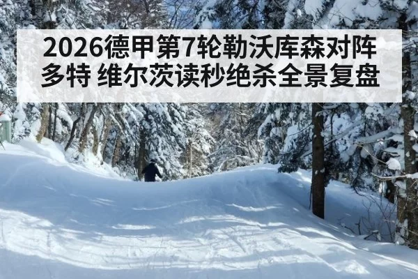 2026德甲第7轮勒沃库森对阵多特 维尔茨读秒绝杀全景复盘